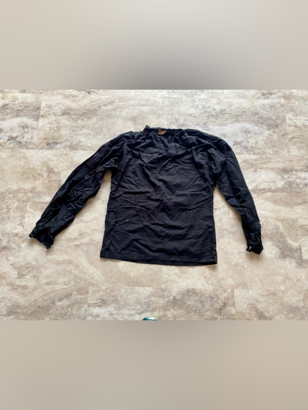 Black poet shirt.  Size men’s small.  Will also fit a woman